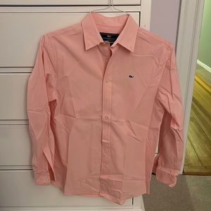 Pink Boy’s Vineyard Vines Button Down Shirt